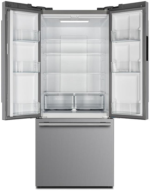Forno Gallipoli - 31 in. French Door Refrigerator, Internal Ice Maker in Stainless Steel FFFFD1974 - 31SB - Farmhouse Kitchen and Bath