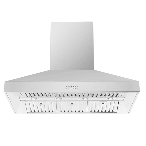Forno Orvieto 48 - Inch Wall Mount Range Hood in Stainless Steel FRHWM5094 - 48 - Farmhouse Kitchen and Bath