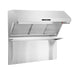 Forno Savona - 48" Wall Mount Range Hood & Back Splash FRHWM5029-48HB Forno