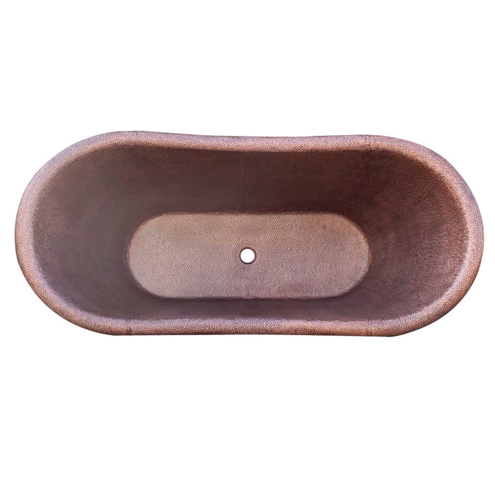 Akicon Handmade Copper Ceramic Luxury Bathtub — AKB30002-C