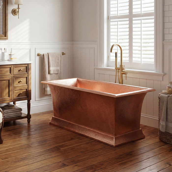 Akicon Handmade Copper Freestanding Soaking Tub — AKB30015-C