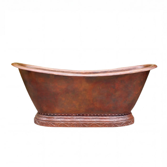 Akicon Handmade Copper Ceramic Luxury Bathtub — AKB30002-C