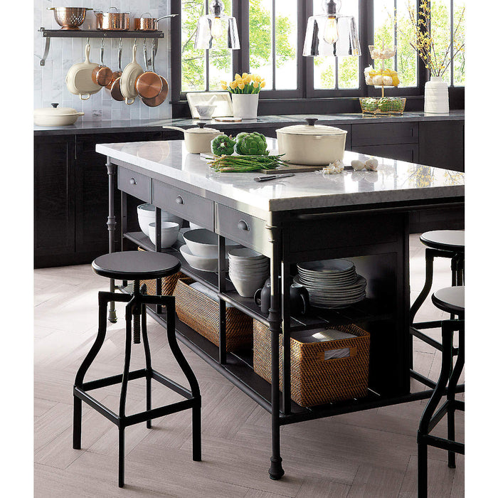 French 72" Large Kitchen Island 222983 - Farmhouse Kitchen and Bath