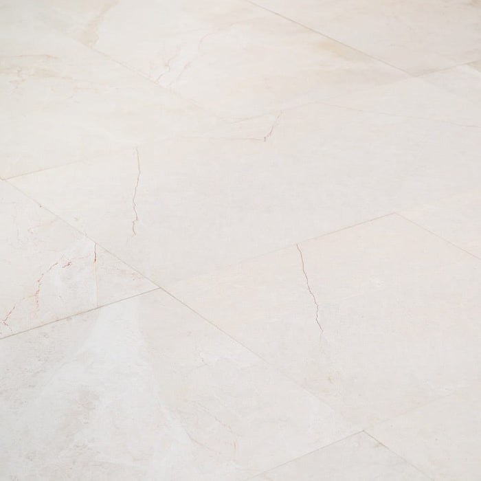 French Vanilla Cream Arizona Marble Floor and Wall Tile - Livfloors Collection