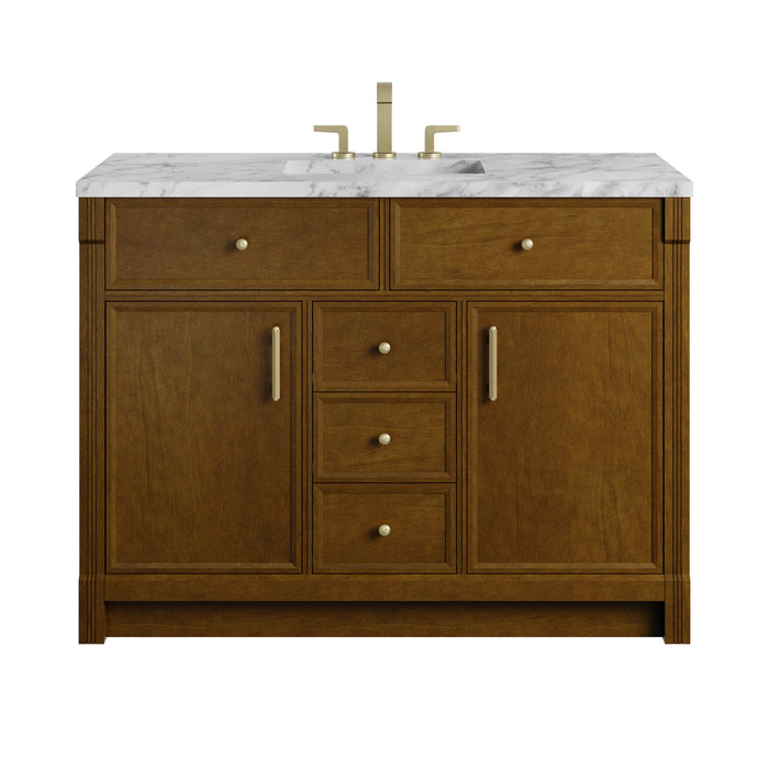 James Martin Bellshire 48" Single Bathroom Vanity, Honey Oak