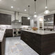 Fume Gray Marble Floor and Wall Tile - Livfloors Collection