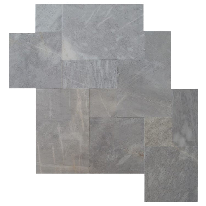 Fume Gray Versailles Marble Pattern Floor and Wall Tile - Livfloors Collection