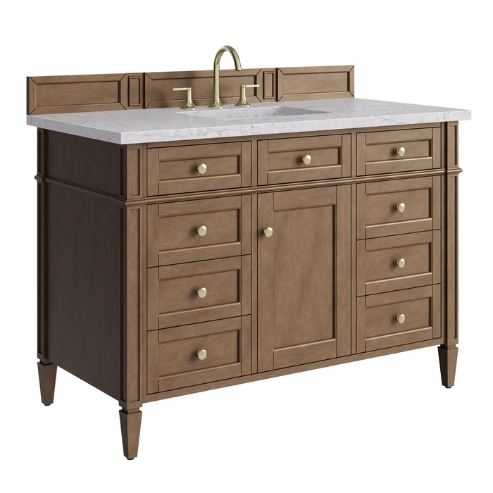 James Martin Brittany 48" Single Bathroom Vanity, Pecan