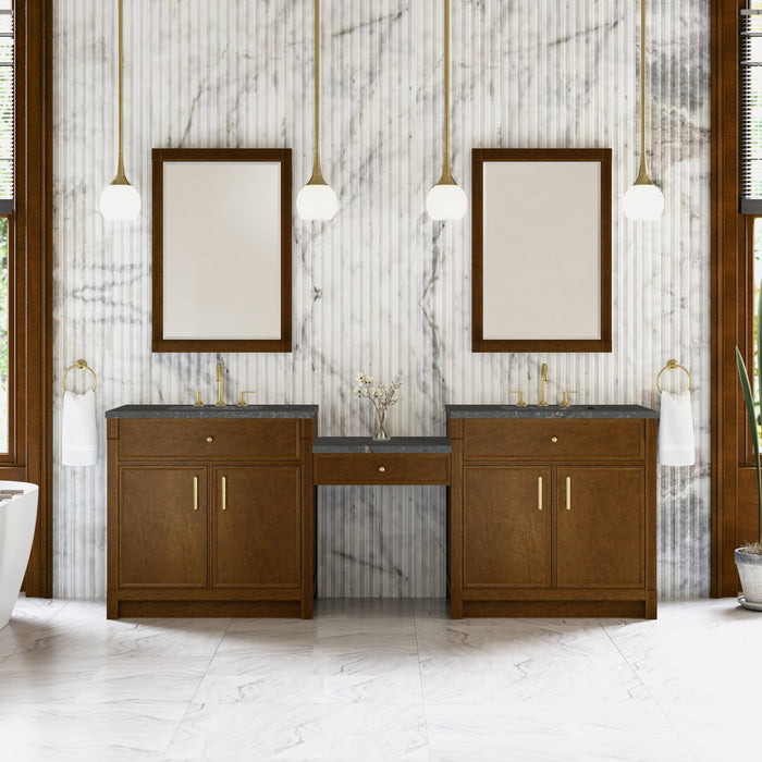 James Martin Bellshire 96" Double Bathroom Vanity, Honey Oak