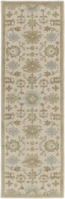 Hazen 1197 Hand Tufted Light Beige Wool Rug