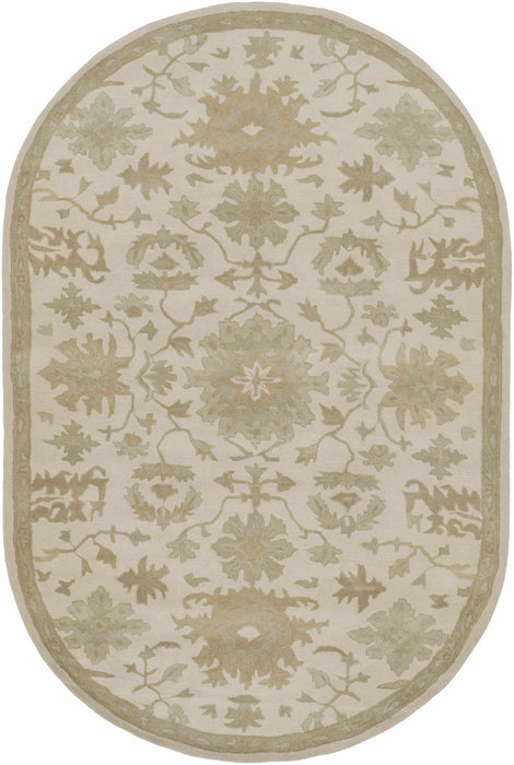 Hazen 1197 Hand Tufted Light Beige Wool Rug