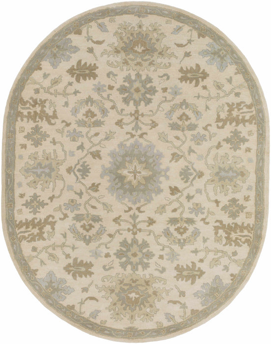 Hazen 1197 Hand Tufted Light Beige Wool Rug