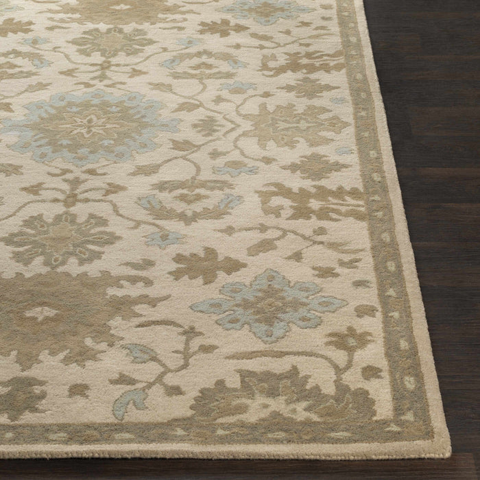Hazen 1197 Hand Tufted Light Beige Wool Rug