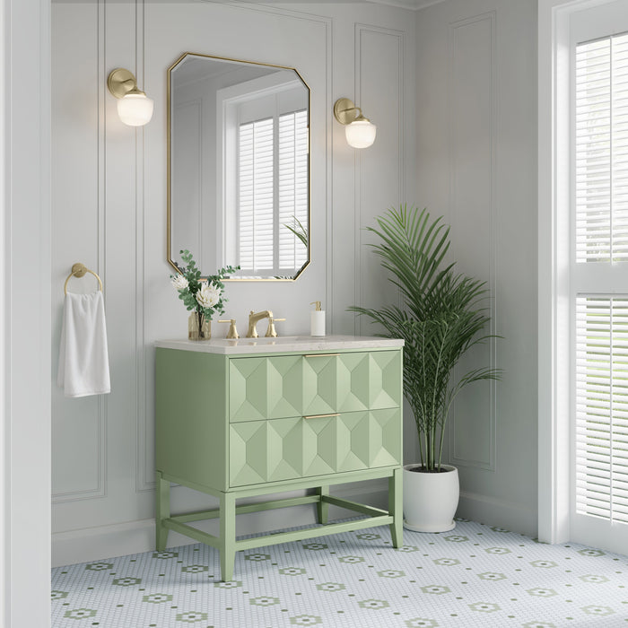 James Martin Emmeline 36" Single Bathroom Vanity, Pistachio