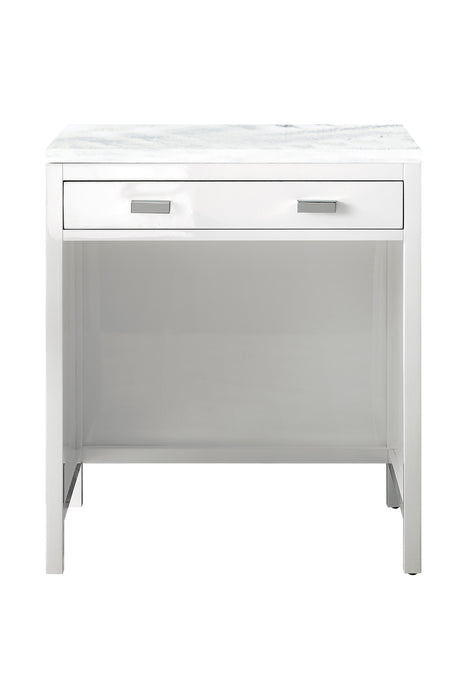 James Martin Addison 30" Countertop Unit, Glossy White