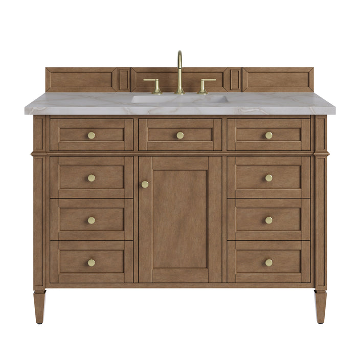 James Martin Brittany 48" Single Bathroom Vanity, Pecan