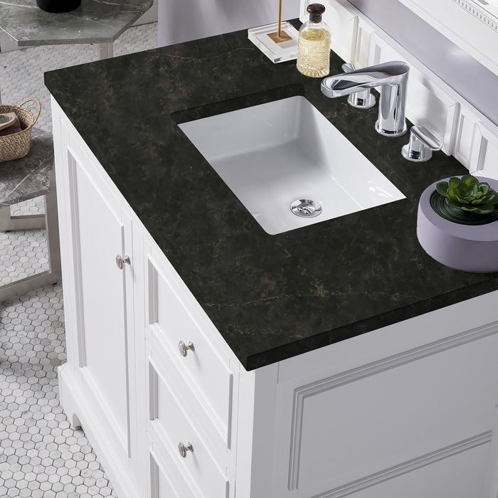 James Martin De Soto 36" Single Bathroom Vanity, Bright White