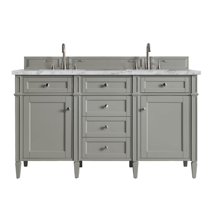 James Martin Brittany 60" Double Bathroom Vanity, Urban Gray