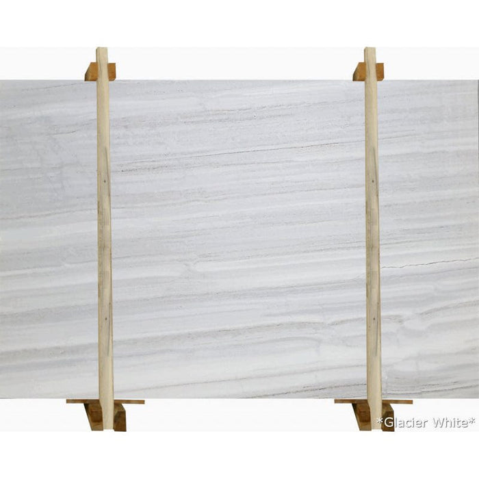 Glacier White Vein-cut Bookmatching Marble Slabs Polished - Livfloors Collection
