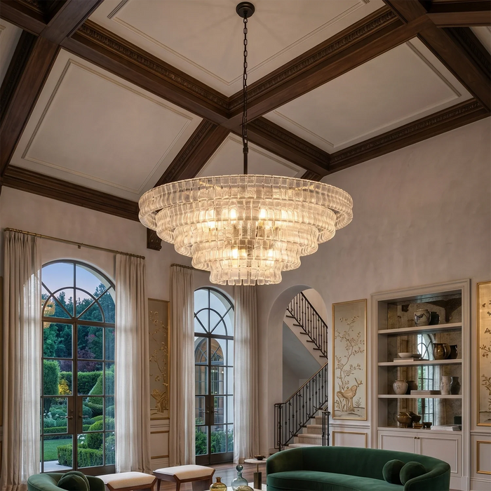 Glacii Ring Glass Chandelier