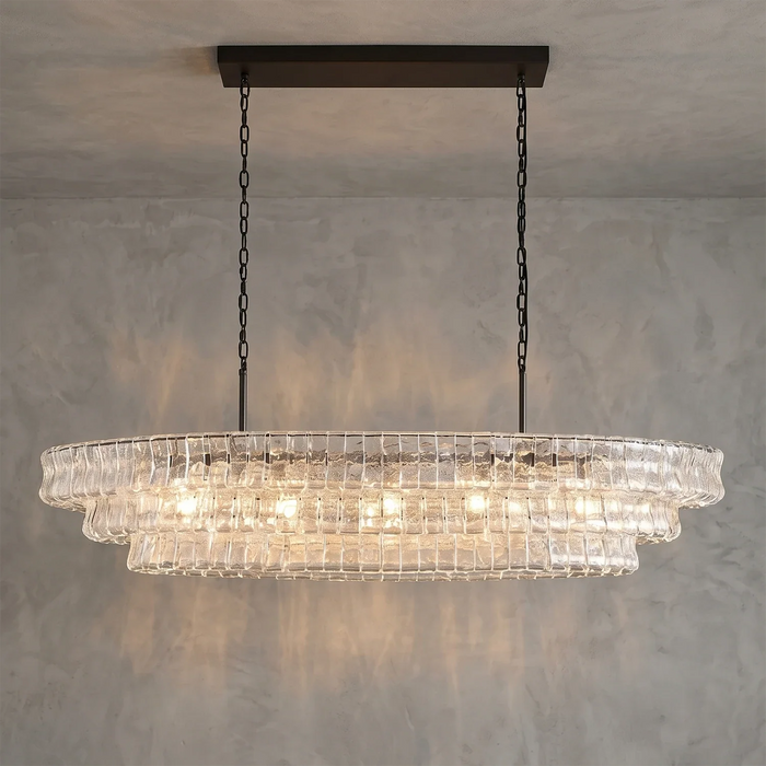 Glacii Ring Glass Chandelier