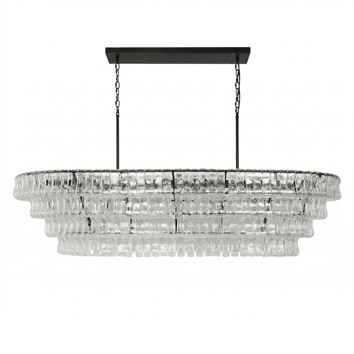 Glacii Ring Glass Chandelier