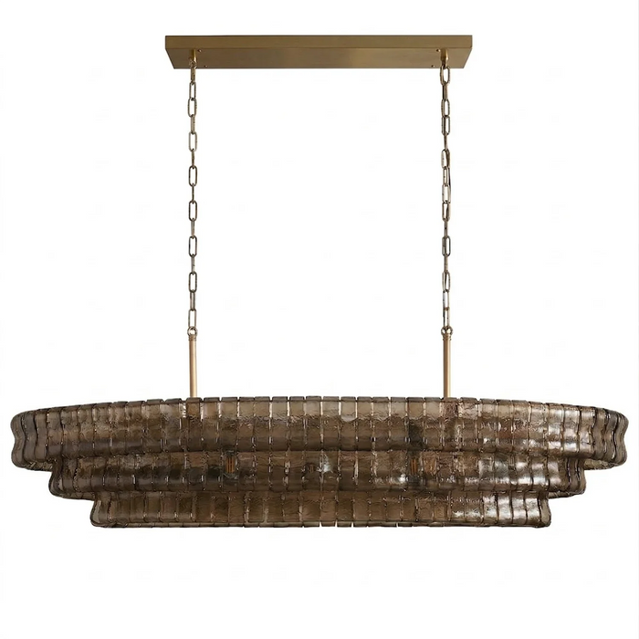 Glacii Ring Glass Chandelier