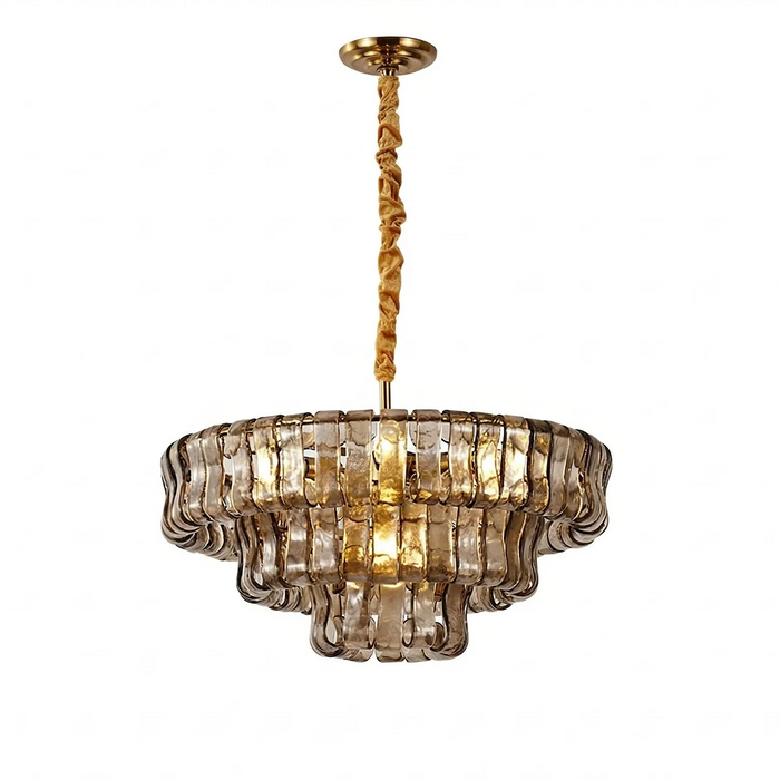 Glacii Ring Glass Chandelier
