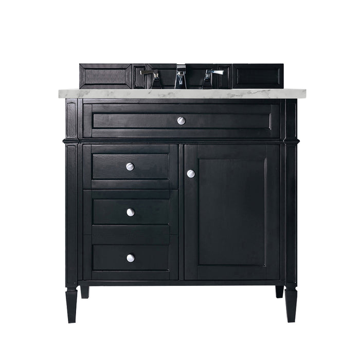 James Martin Brittany 36" Single Bathroom Vanity, Black Onyx