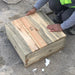 Packaging with strong wooden crate