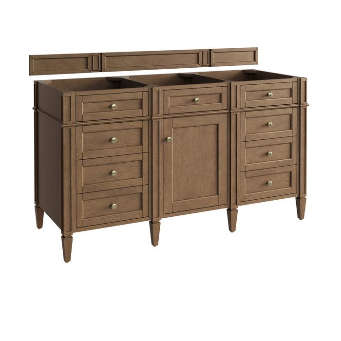James Martin Brittany 60" Single Bathroom Vanity, Pecan