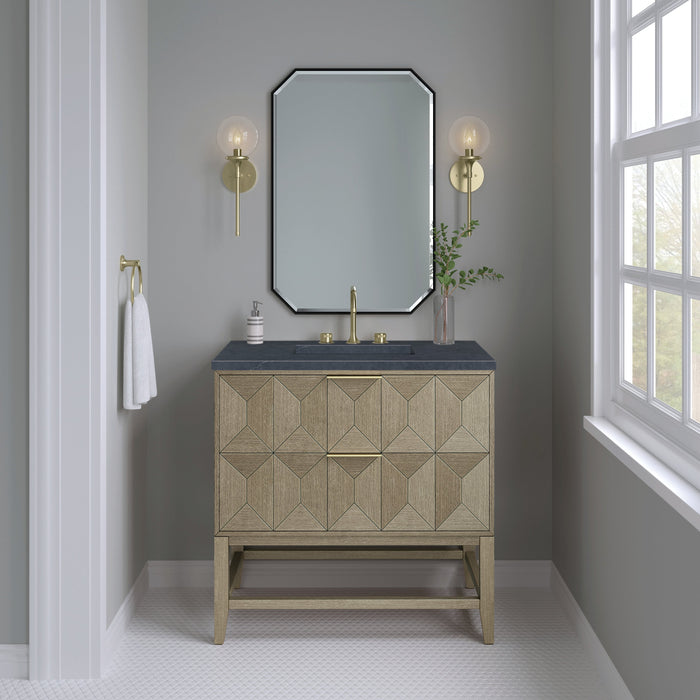 James Martin Emmeline 36" Single Bathroom Vanity, Pebble Oak