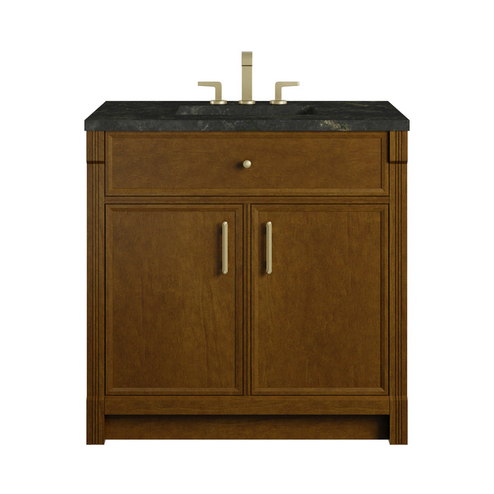 James Martin Bellshire 36" Single Bathroom Vanity, Honey Oak