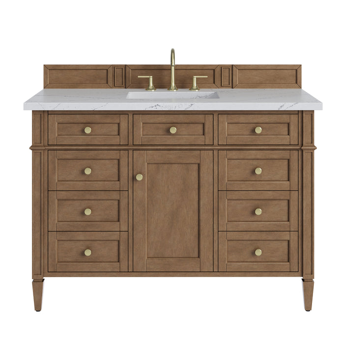James Martin Brittany 48" Single Bathroom Vanity, Pecan