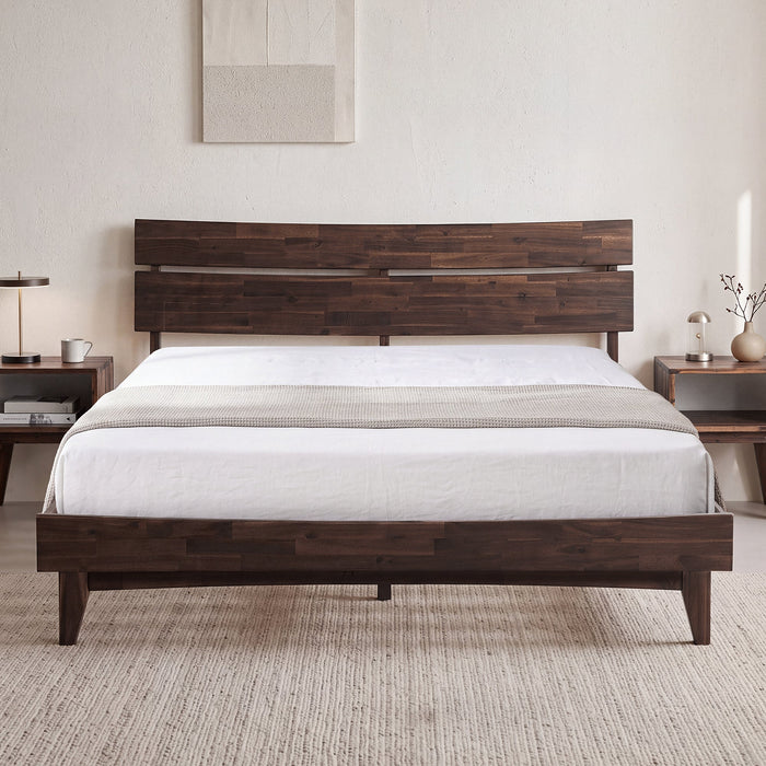 Aurora Solid Wood Bed Frame