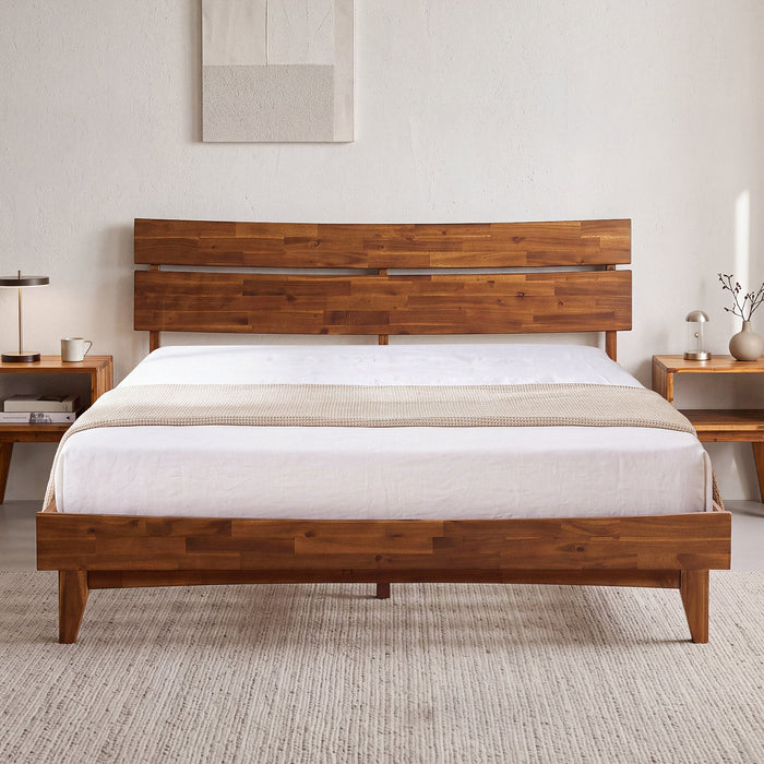 Aurora Solid Wood Bed Frame
