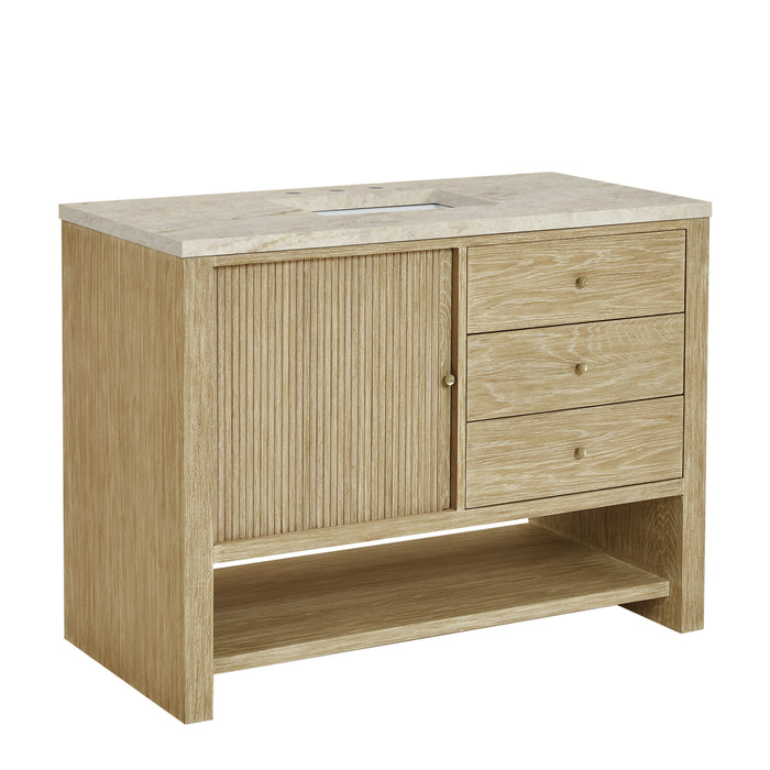 James Martin Marigot 48" Single Bathroom Vanity, Sunwashed Oak