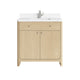James Martin Gracyn 36" Single Bathroom Vanity, Coastal Driftwood