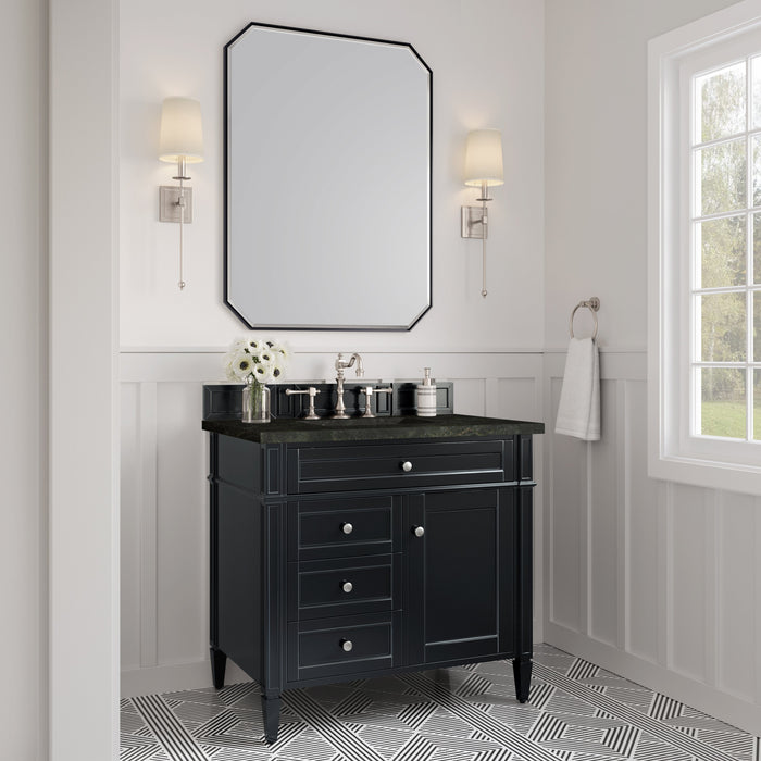 James Martin Brittany 36" Single Bathroom Vanity, Black Onyx