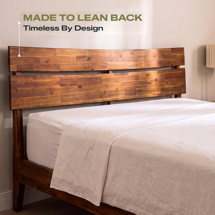 Aurora Solid Wood Bed Frame