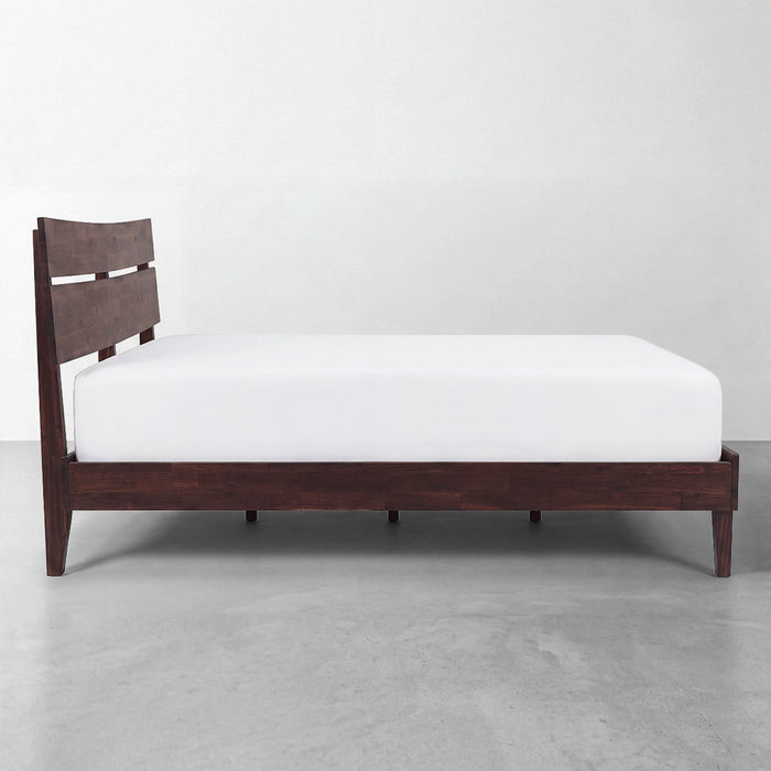 Aurora Solid Wood Bed Frame