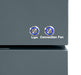 HALLMAN BOLD 48" Dual Fuel Range, Blue Grey, Brass Trim HBRDF48BSGR - Farmhouse Kitchen and Bath