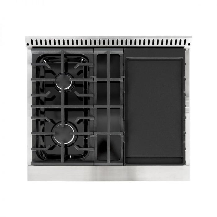 HALLMAN Classico 30" Dual Fuel Range, Glossy Black, Chrome Trim HCLRDF30CMGB - Farmhouse Kitchen and Bath