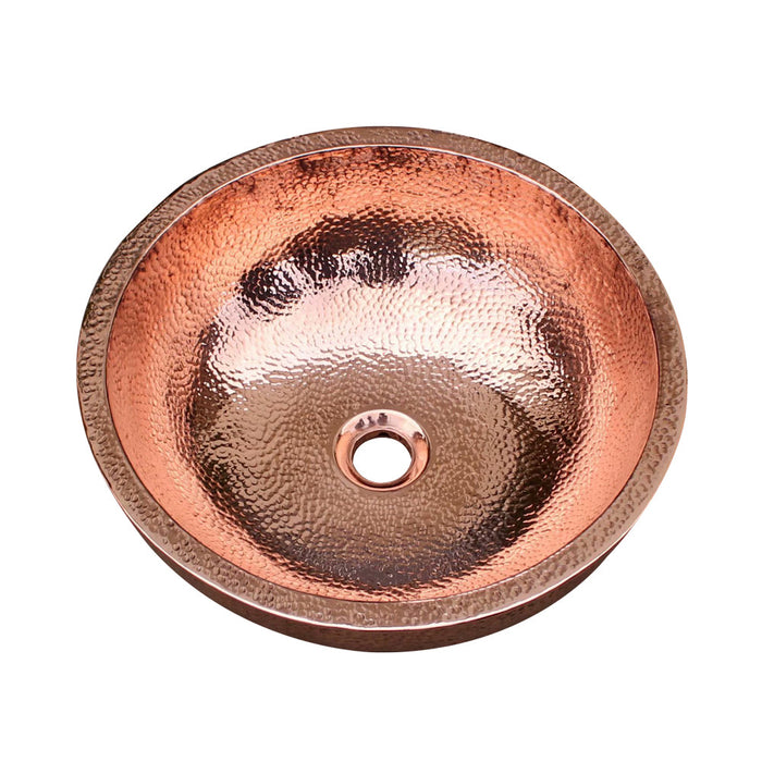 Akicon Custom Solid Copper Bathroom Sink Handmade Copper Basin — AKS202-C
