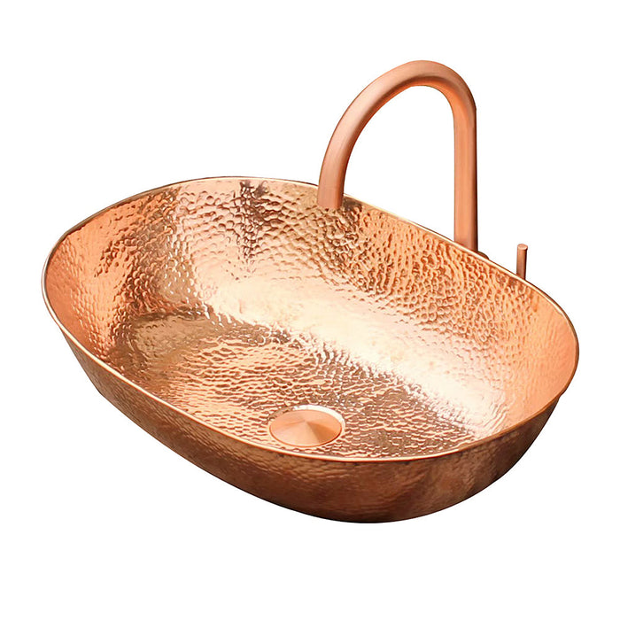 Akicon Handmade Copper Vessel Sink Artisan Bathroom Sink — AKS206-C