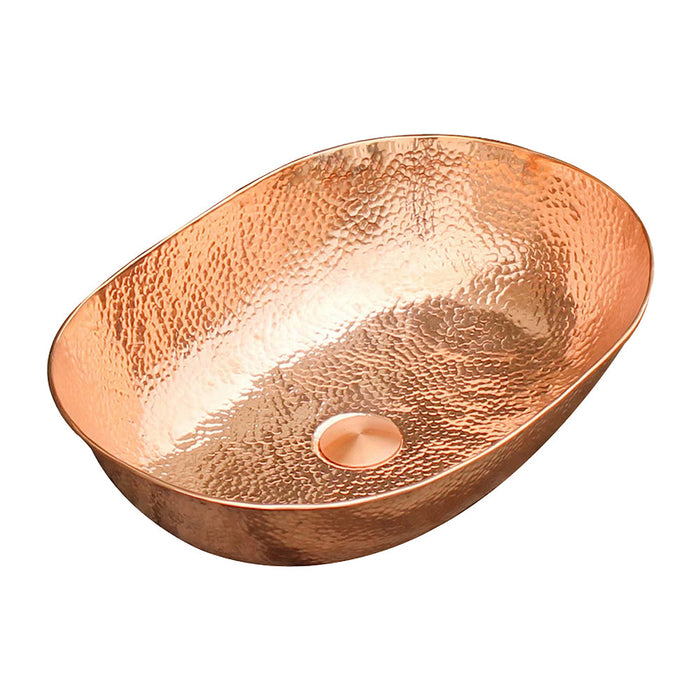 Akicon Handmade Copper Vessel Sink Artisan Bathroom Sink — AKS206-C