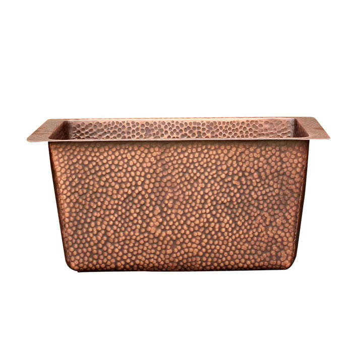 Akicon Custom Handmade Copper Bar Sink Rustic Kitchen Prep Sink — AKS513-C