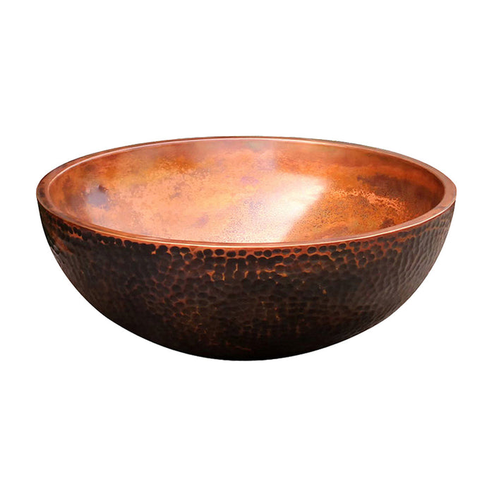 Akicon Custom Solid Copper Bathroom Sink Handmade Copper Basin — AKS202-C