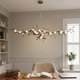Handcrafted Sculptural Floral Branch Chandelier