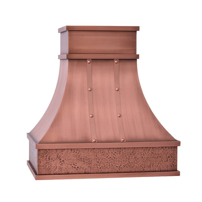 Akicon Handmade Copper Range Hood with Durable Solid Copper Material — AKH715C-C
